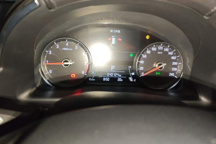 Used Honda Avancier 2020 370TURBO Two-Wheel Drive Luxury Edition Odometer Close Up