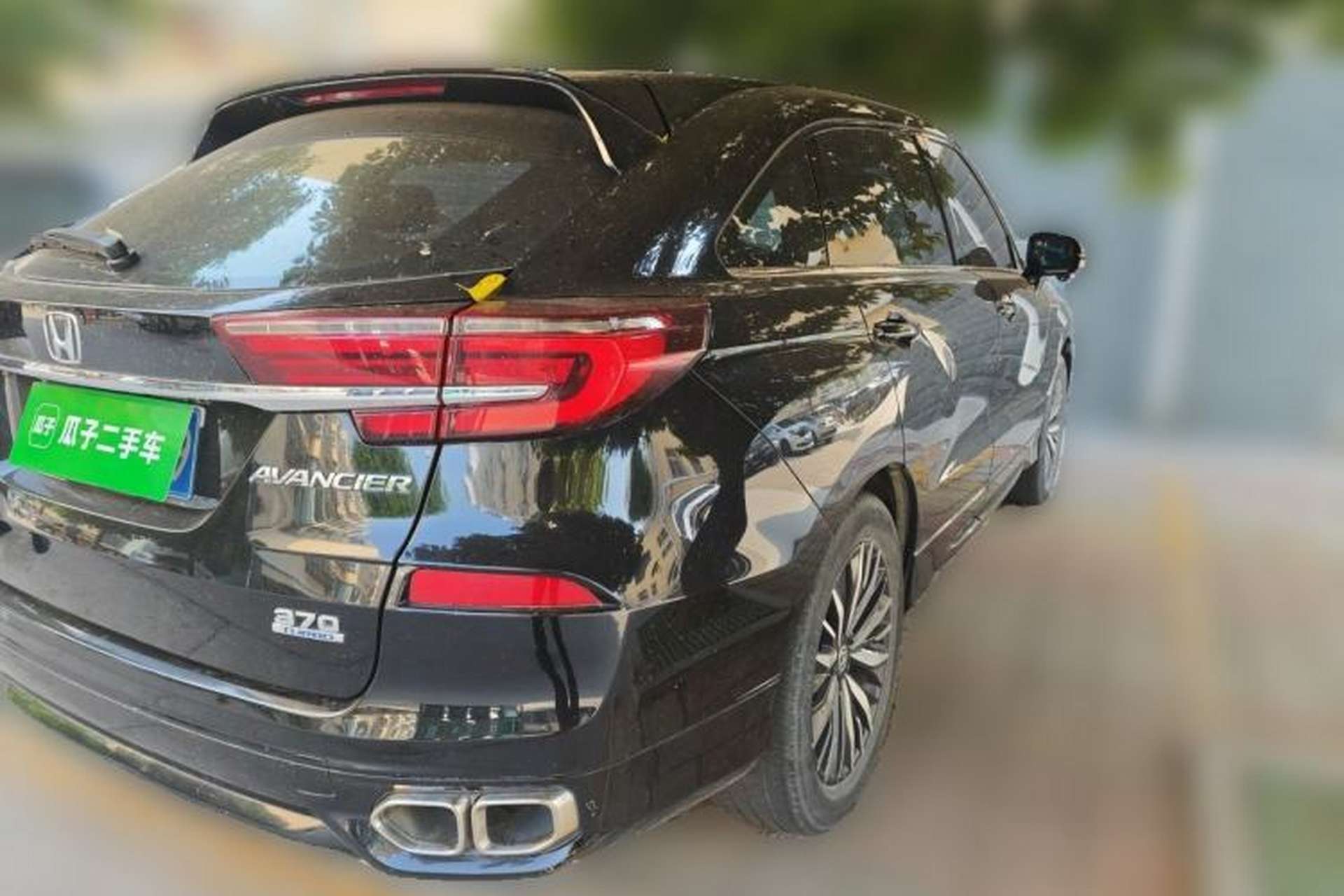 Used Honda Avancier 2020 370TURBO Two-Wheel Drive Luxury Edition Rear Right 45 Deg
