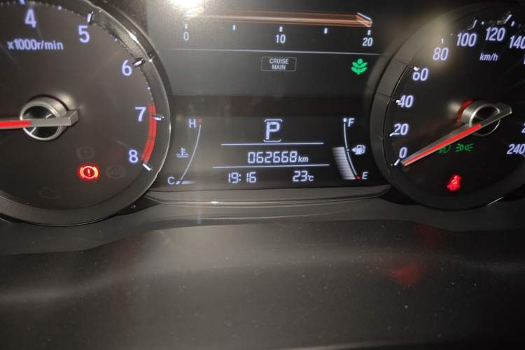 Used Honda Avancier 2020 370TURBO Four-Wheel Drive Premium Edition Odometer Close Up