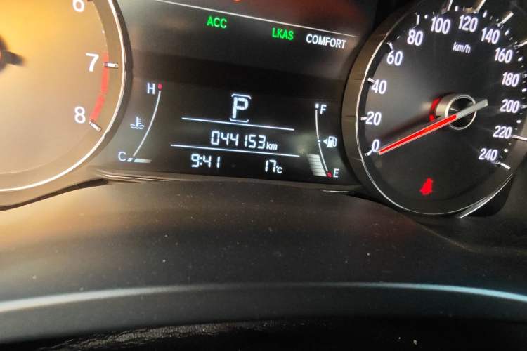 Used Honda Avancier 2020 370TURBO Four-Wheel Drive Supreme Edition Odometer Close Up