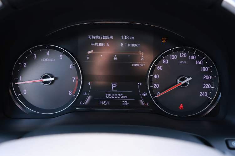 Used Honda Avancier 2020 370TURBO Four-Wheel Drive Prestige Edition Two-Tone Odometer Close Up