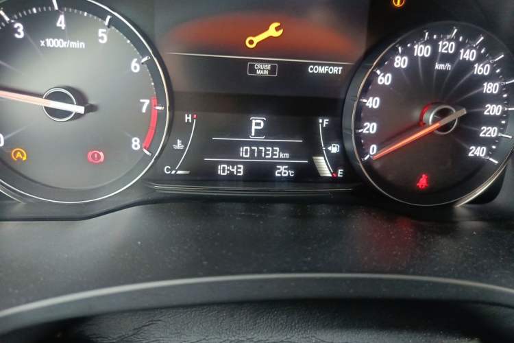 Used Honda Avancier 2020 370TURBO Two-Wheel Drive Luxury Edition Odometer Close Up