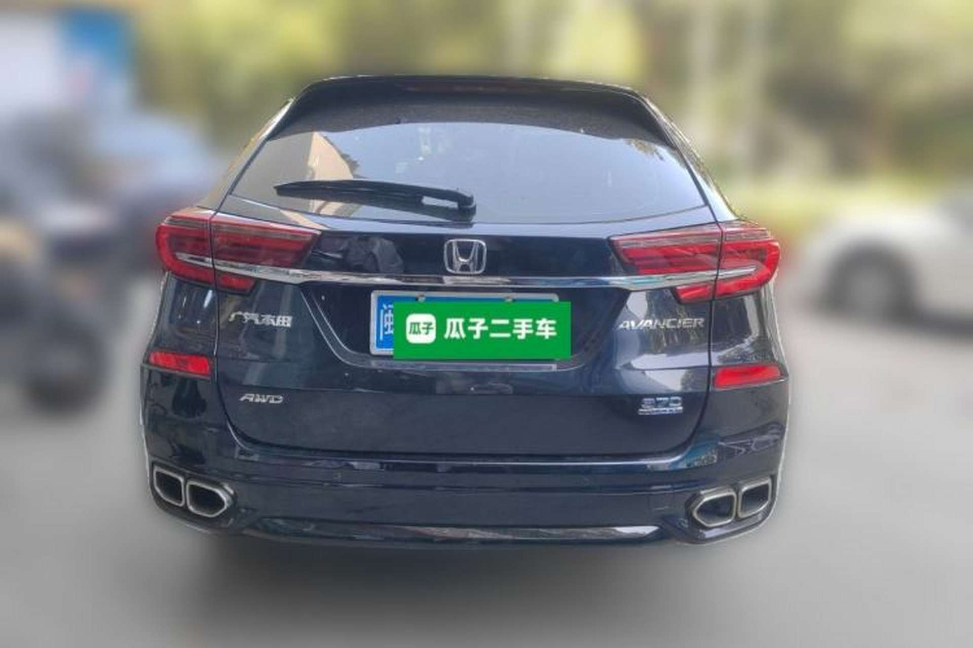 Used Honda Avancier 2020 370TURBO Four-Wheel Drive Premium Edition Rear