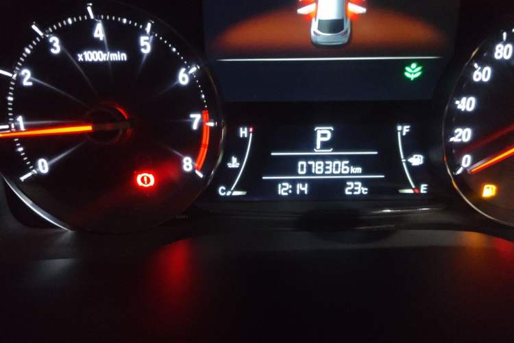 Used Honda Avancier 2020 370TURBO Four-Wheel Drive Supreme Edition Two-Tone Odometer Close Up