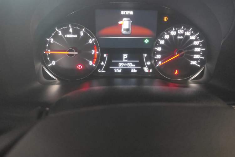 Used Honda Avancier 2020 240TURBO Two-Wheel Drive Comfort Edition Odometer Close Up