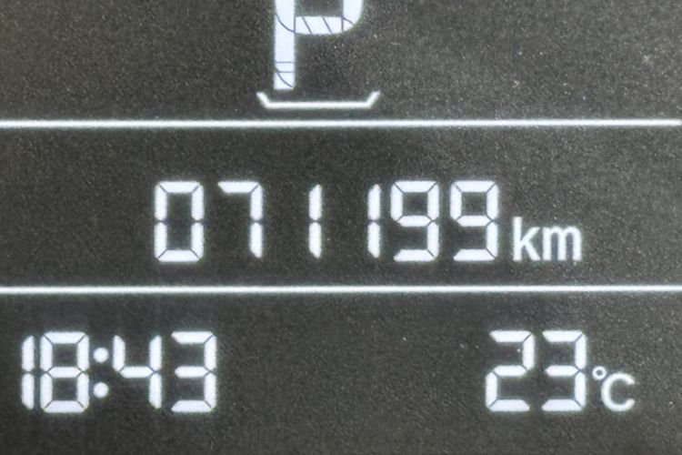 Used Honda Avancier 2020 370TURBO Four-Wheel Drive Premium Edition Odometer Close Up