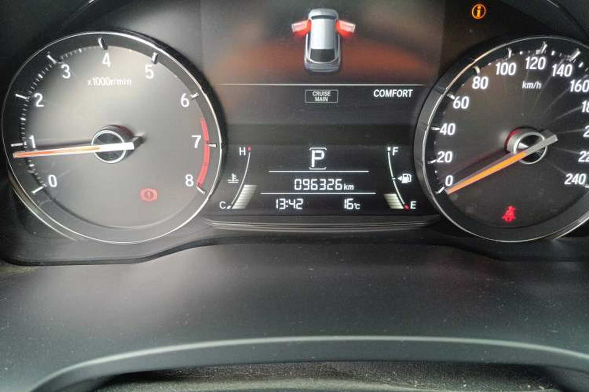 Used Honda Avancier 2020 240TURBO Front-Wheel Drive Smart Edition Odometer Close Up