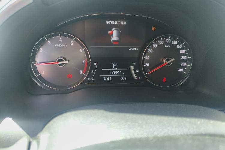Used Honda Avancier 2020 370TURBO Four-Wheel Drive Premium Edition Odometer Close Up