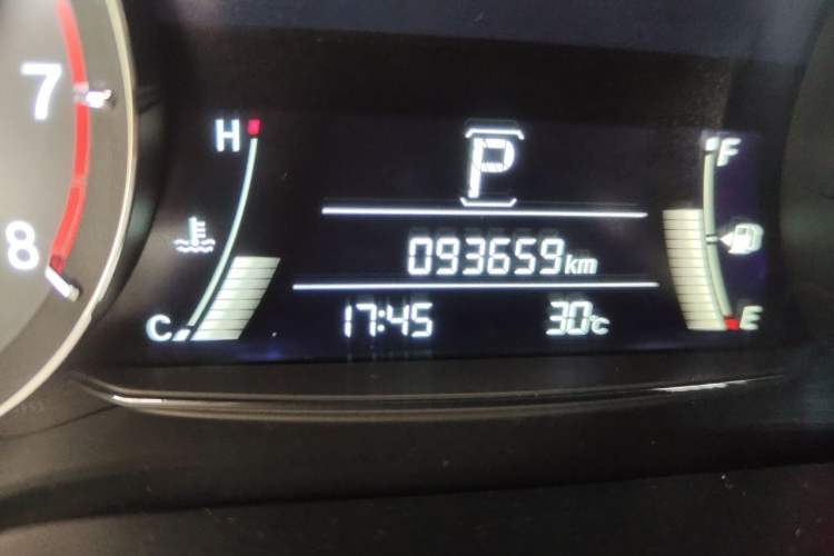 Used Honda Avancier 2020 240TURBO Front-Wheel Drive Smart Edition Odometer Close Up