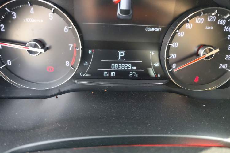 Used Honda Avancier 2020 370TURBO Two-Wheel Drive Luxury Edition Odometer Close Up