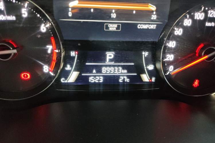 Used Honda Avancier 2020 240TURBO Front-Wheel Drive Smart Edition Odometer Close Up