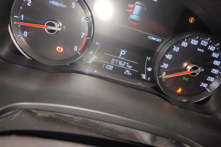 Used Honda Avancier 2020 370TURBO Four-Wheel Drive Premium Edition Odometer Close Up
