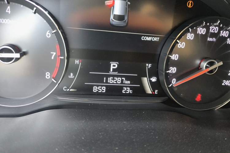 Used Honda Avancier 2020 240TURBO Front-Wheel Drive Smart Edition Odometer Close Up