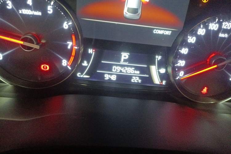 Used Honda Avancier 2020 240TURBO Two-Wheel Drive Comfort Edition Odometer Close Up