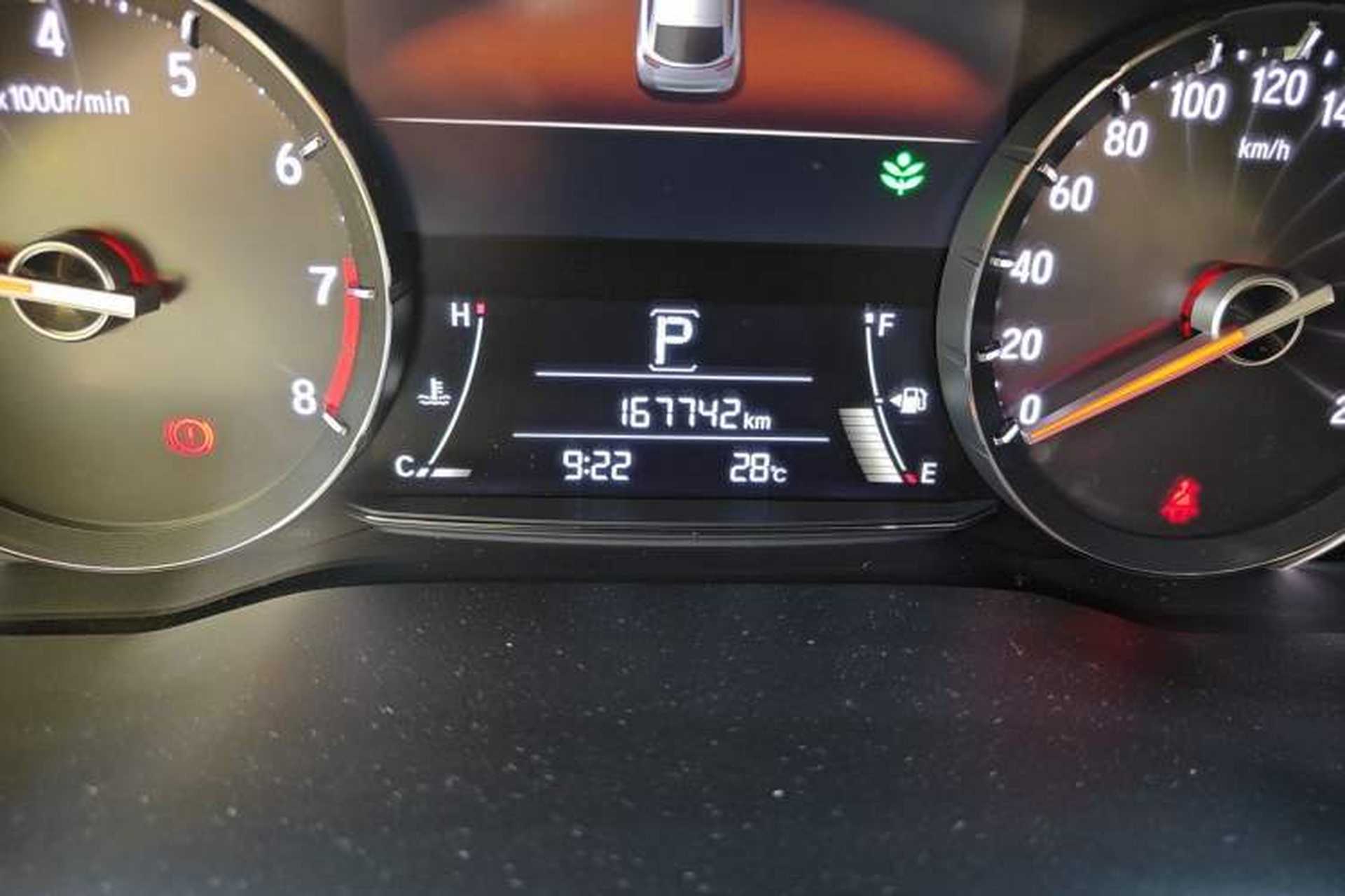 Used Honda Avancier 2020 370TURBO Two-Wheel Drive Luxury Edition Odometer Close Up