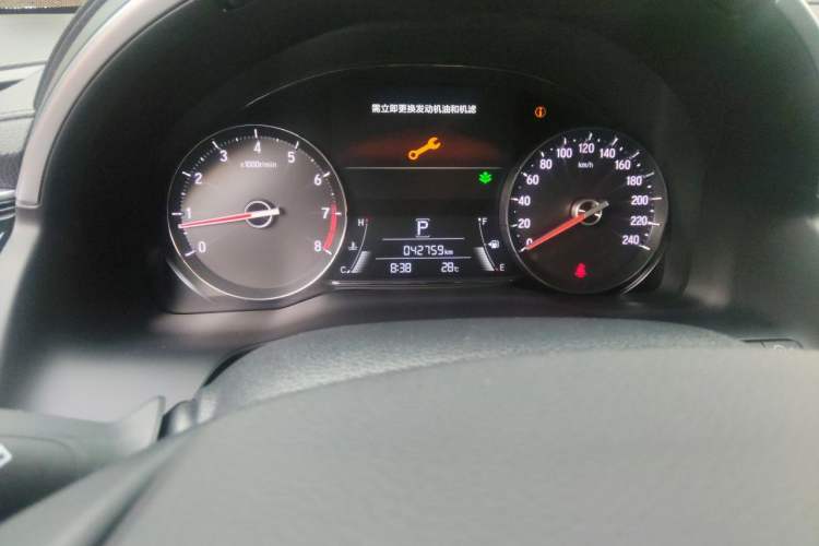 Used Honda Avancier 2020 370TURBO Two-Wheel Drive Luxury Edition Odometer Close Up