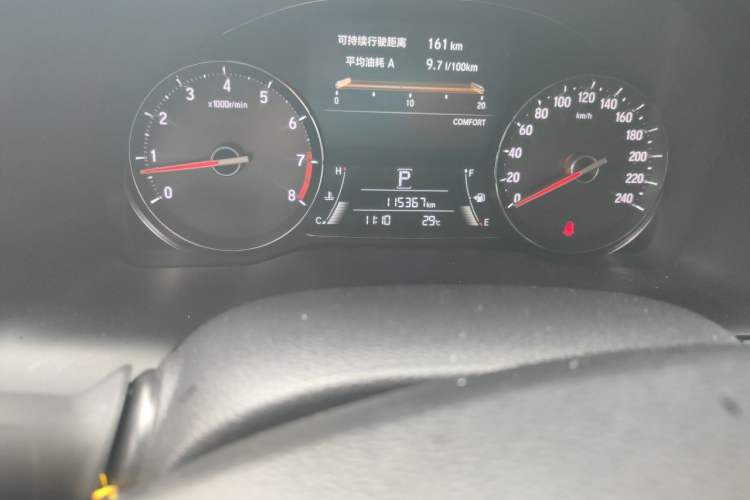 Used Honda Avancier 2020 370TURBO Four-Wheel Drive Premium Edition Odometer Close Up