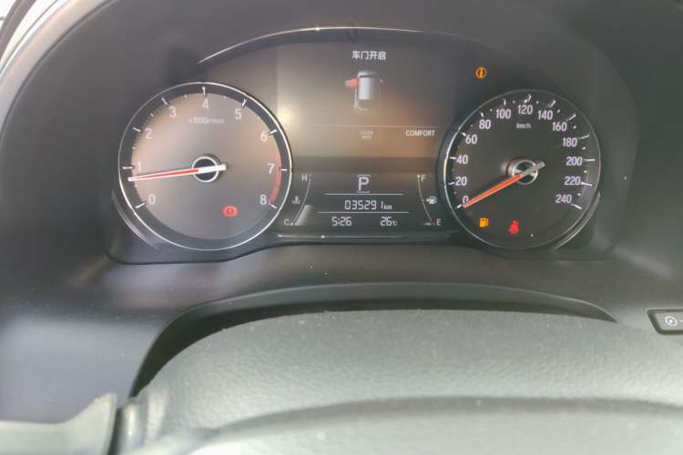 Used Honda Avancier 2020 240TURBO Two-Wheel Drive Comfort Edition Odometer Close Up