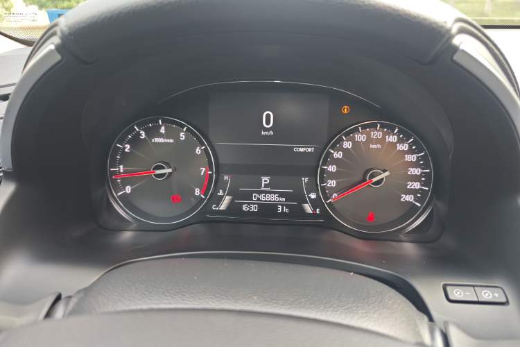 Used Honda Avancier 2020 370TURBO Four-Wheel Drive Premium Edition Odometer Close Up