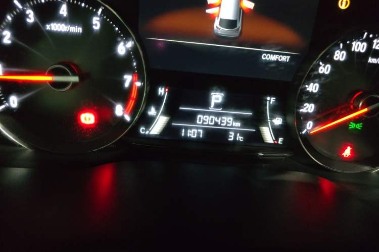 Used Honda Avancier 2020 370TURBO Four-Wheel Drive Premium Edition Odometer Close Up