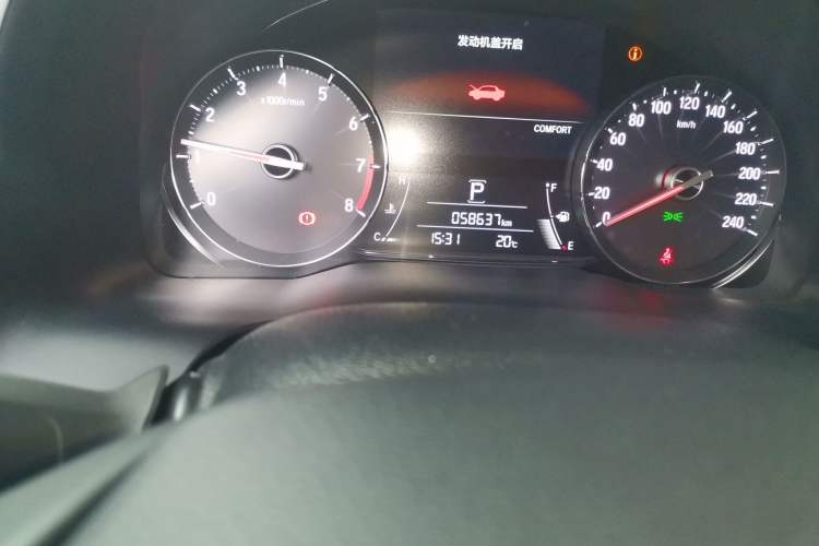 Used Honda Avancier 2020 370TURBO Four-Wheel Drive Premium Edition Odometer Close Up