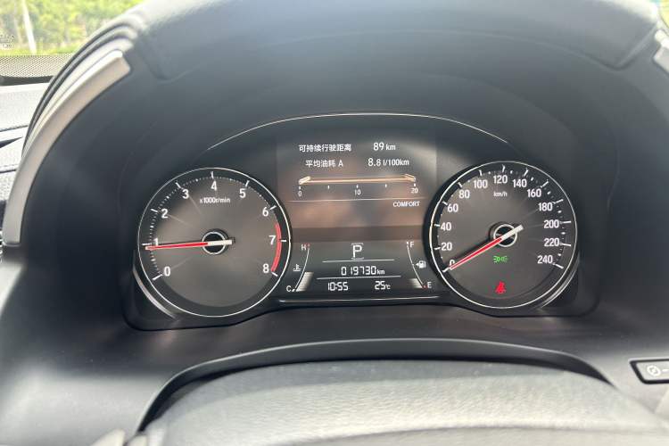 Used Honda Avancier 2020 240TURBO Front-Wheel Drive Smart Edition Odometer Close Up