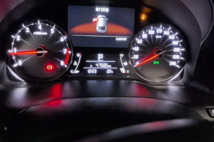 Used Honda Avancier 2020 370TURBO Two-Wheel Drive Luxury Edition Odometer Close Up