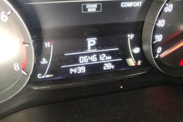 Used Honda Avancier 2020 370TURBO Two-Wheel Drive Luxury Edition Odometer Close Up