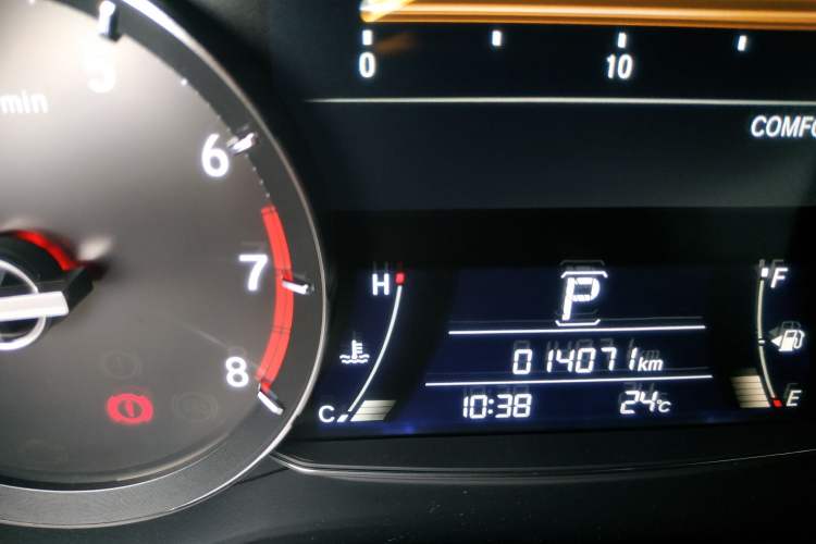 Used Honda Avancier 2020 240TURBO Front-Wheel Drive Smart Edition Odometer Close Up
