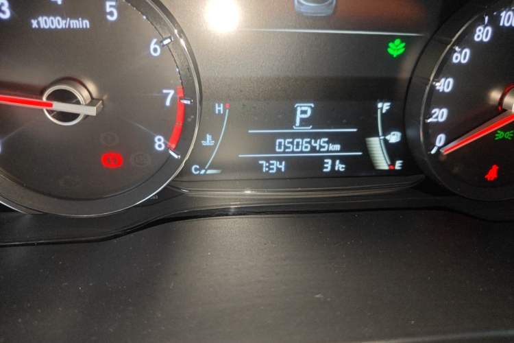Used Honda Avancier 2020 370TURBO Two-Wheel Drive Luxury Edition Odometer Close Up