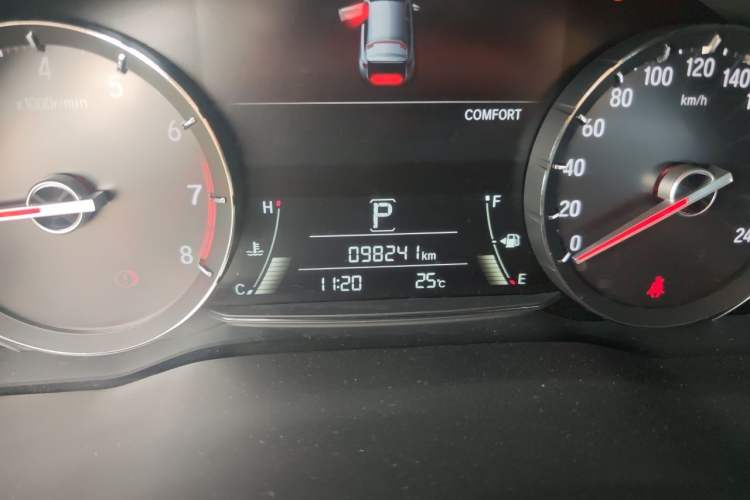 Used Honda Avancier 2020 240TURBO Front-Wheel Drive Smart Edition Odometer Close Up