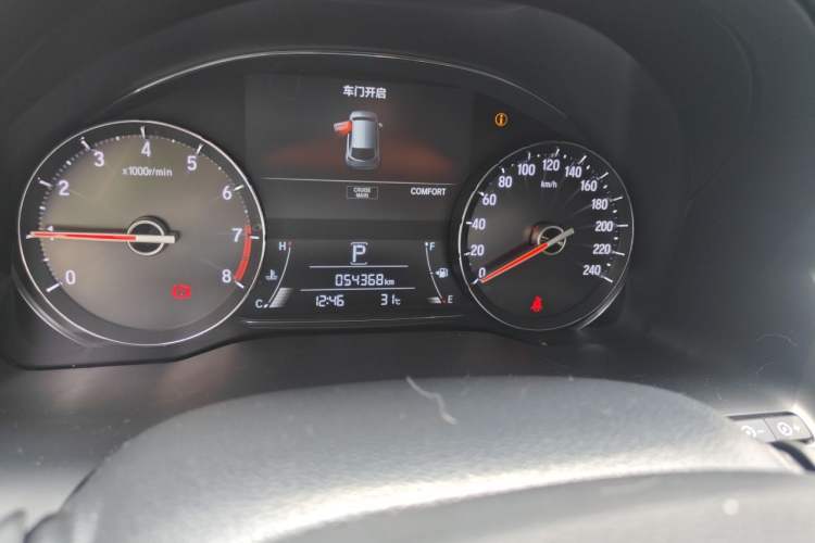 Used Honda Avancier 2020 370TURBO Two-Wheel Drive Luxury Edition Odometer Close Up