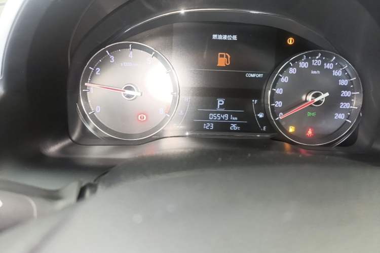 Used Honda Avancier 2020 370TURBO Two-Wheel Drive Luxury Edition Odometer Close Up