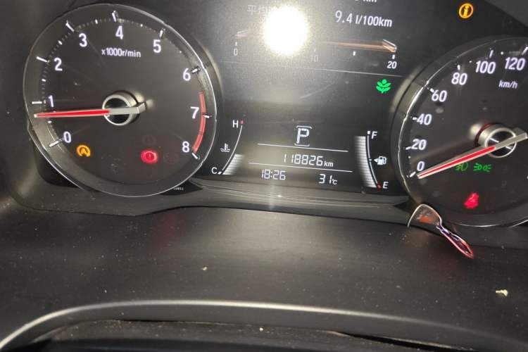 Used Honda Avancier 2020 240TURBO Front-Wheel Drive Smart Edition Odometer Close Up