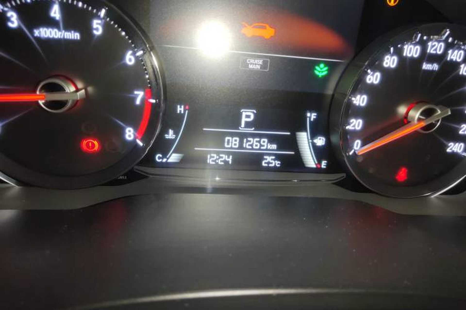 Used Honda Avancier 2020 370TURBO Two-Wheel Drive Luxury Edition Odometer Close Up