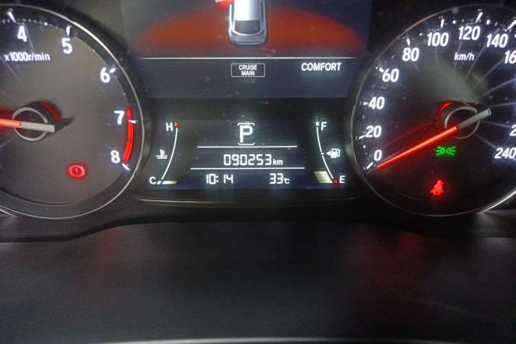 Used Honda Avancier 2020 370TURBO Two-Wheel Drive Luxury Edition Odometer Close Up