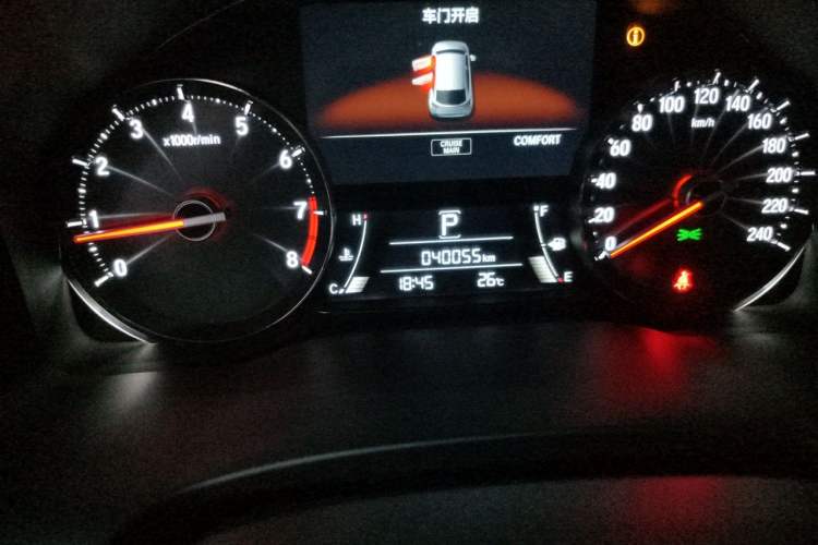 Used Honda Avancier 2020 370TURBO Four-Wheel Drive Premium Edition Odometer Close Up