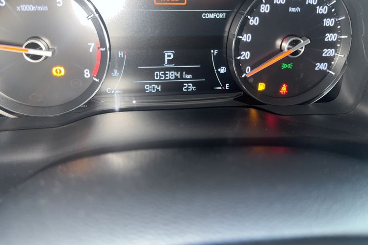 Used Honda Avancier 2020 370TURBO Four-Wheel Drive Premium Edition Odometer Close Up