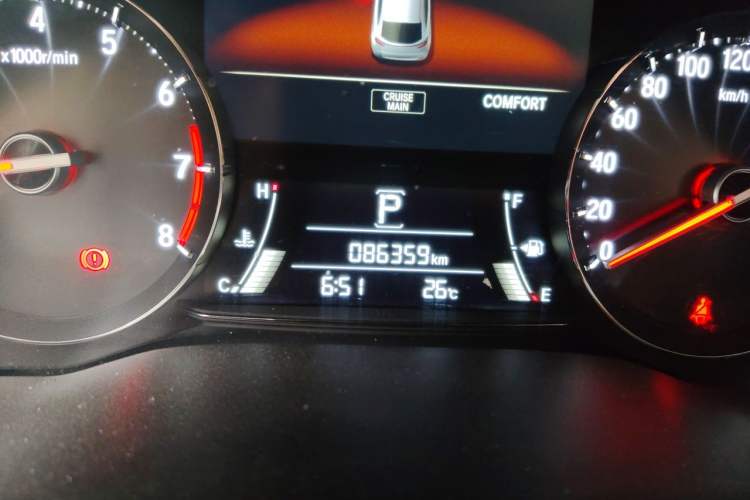 Used Honda Avancier 2020 240TURBO Front-Wheel Drive Smart Edition Odometer Close Up