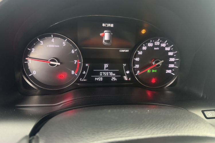 Used Honda Avancier 2020 370TURBO Two-Wheel Drive Luxury Edition Odometer Close Up
