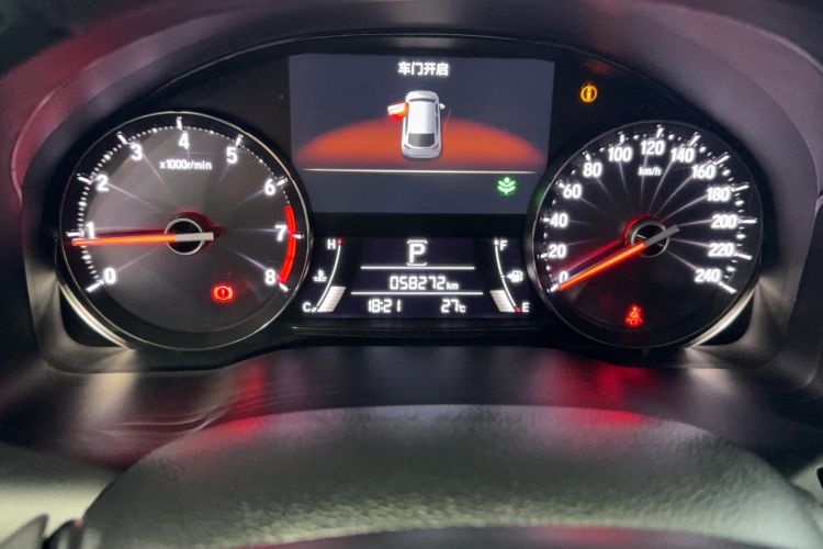 Used Honda Avancier 2020 240TURBO Two-Wheel Drive Comfort Edition Odometer Close Up