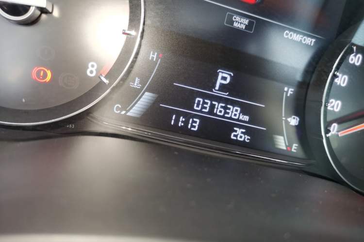 Used Honda Avancier 2022 240TURBO Two-Wheel-Drive Limited-Edition Commemorative Version Odometer Close Up