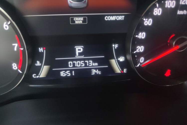 Used Honda Avancier 2022 240TURBO Two-Wheel-Drive Limited-Edition Commemorative Version Odometer Close Up