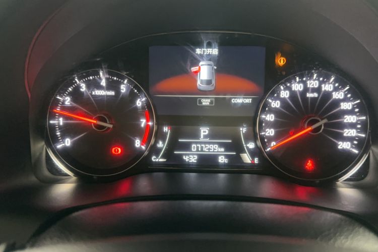 Used Honda Avancier 2022 240TURBO Two-Wheel-Drive Limited-Edition Commemorative Version Odometer Close Up