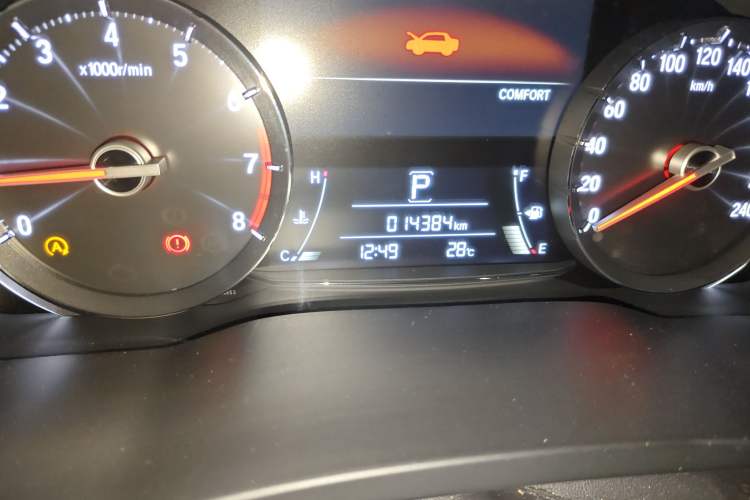 Used Honda Avancier 2022 240TURBO Two-Wheel-Drive Limited-Edition Commemorative Version Odometer Close Up
