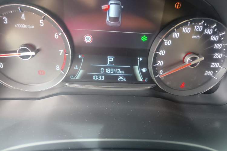 Used Honda Avancier 2023 370TURBO Four-Wheel Drive Luxury Edition Odometer Close Up