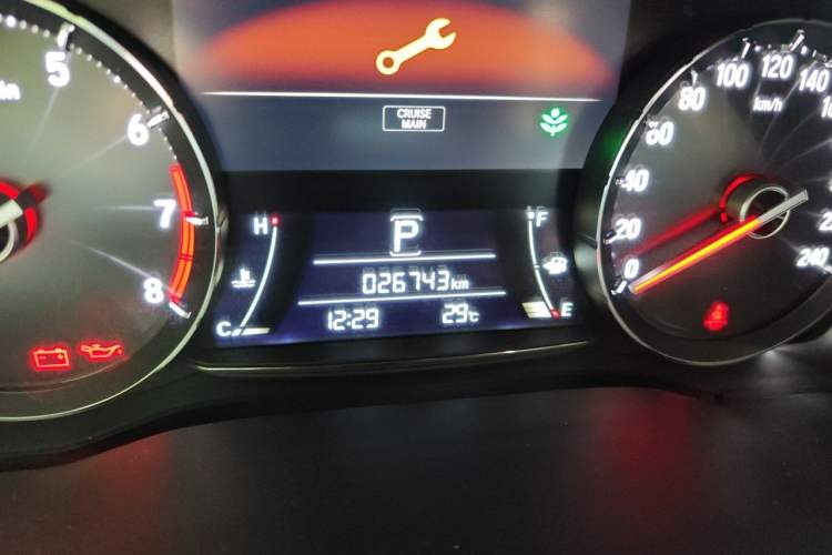 Used Honda Avancier 2023 240TURBO Two-Wheel Drive Comfort Edition Odometer Close Up