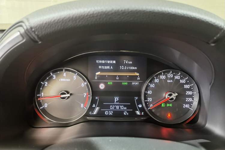 Used Honda Avancier 2023 370TURBO Four-Wheel Drive Luxury Edition Odometer Close Up