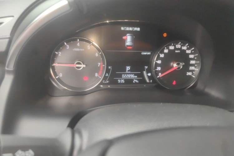 Used Honda Avancier 2023 370TURBO Four-Wheel Drive Luxury Edition Odometer Close Up