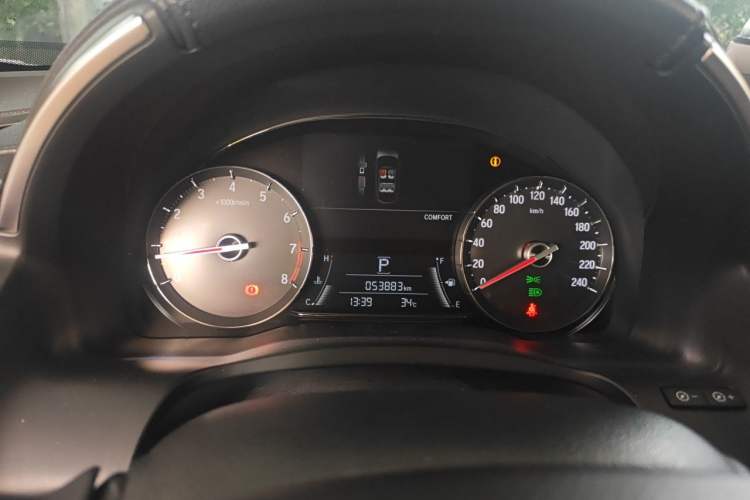 Used Honda Avancier 2023 370TURBO Four-Wheel Drive Luxury Edition Odometer Close Up